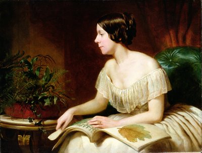 Miss Anne Pratt, the famous botanist by English School